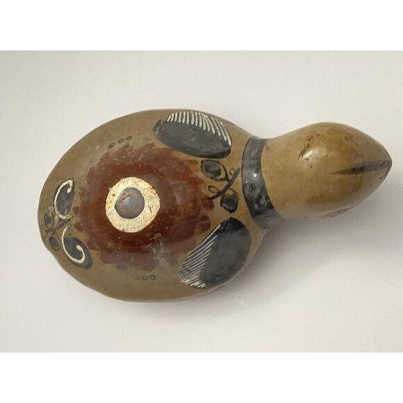 Tonala Mexican Folk Art Pottery Ceramic Turtle Figurine 4.5” Long - Picture 3 of 9